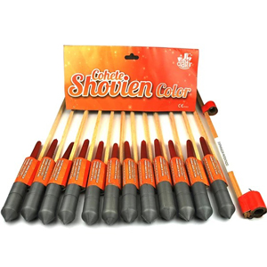 Cohetes Shovien color 12 uds