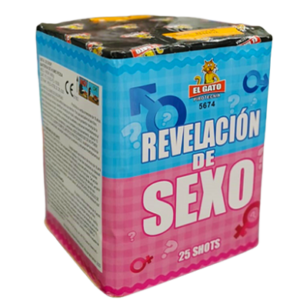 Batería Revelación de sexo azul 25 disparos